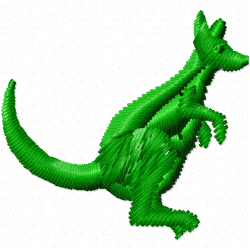 Kangaroo Embroidery Design 1 Kangaroo Embroidery Design 1